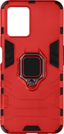 Etui i futerały do telefonów - Wstrząsoodporne etui na telefon Realme 8i z uchwytem na pierścień - czerwone - miniaturka - grafika 1