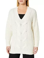 Swetry damskie - ESPRIT Sweter damski, 110/Off White, XXS - miniaturka - grafika 1