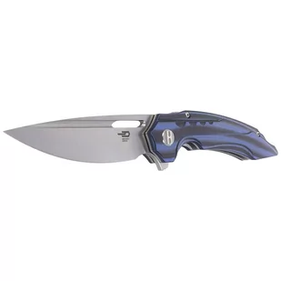 Nóż składany Bestech Ornetta Carbon Fiber / Blue G10, Stonewash / Satin N690 by Kombou (BL02A) - Noże - miniaturka - grafika 2
