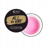 Utwardzacze do paznokci - NC Nails, Żel budujący All in One Silicon Pink, 50 g - miniaturka - grafika 1