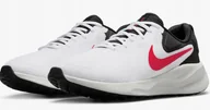 Buty sportowe męskie - Nike Buty Męskie Sportowe Revolution 7 Białe 41 Eu - miniaturka - grafika 1