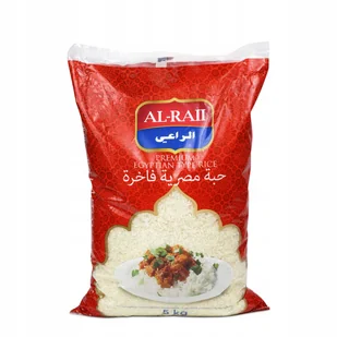 RYŻ TYP EGIPSKI BIAŁY ŚREDNIOZIARNISTY EGYPTIAN RICE 5 kg AL RAII - Ryż - miniaturka - grafika 1