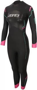 Pianki do pływania - Zone3 Agile Wetsuit Women, black/pink/turquoise M 2021 Pianki do pływania WS21WAGI114/M - grafika 1