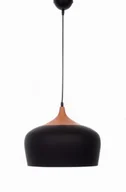 Lampy sufitowe - Lumina Deco Deco NOWOCZESNA SKANDYNAWSKA LAMPA WISZĄCA CZARNA CONSI LDP 7918 (BK) - miniaturka - grafika 1