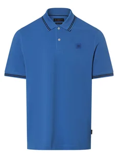 Bugatti Męska koszulka polo Mężczyźni Bawełna niebieski jednolity, XL - Koszulki męskie - miniaturka - grafika 1