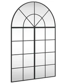 Lustra - Lustro ścienne w czarnej ramie zakończone łukiem F8-C36 - miniaturka - grafika 1