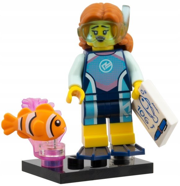 LEGO Minifigurka col29-2 Marine Biologist, Seria 29 71052