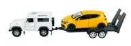 Samochody i pojazdy dla dzieci - WELLY 2-PACK LAND ROVER DEFENDER + RENAULT CLIO 1:34 - miniaturka - grafika 1