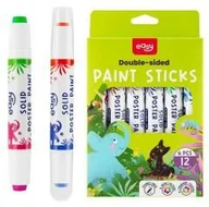 Szkolne artykuły papiernicze - Easy Stationery Farby plakatowe w sztyfcie 12 kolorów - miniaturka - grafika 1