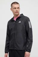 Kurtki męskie - adidas Performance kurtka do biegania Own the Run kolor czarny przejściowa - miniaturka - grafika 1