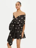 Sukienki - BARDOT Sukienka koktajlowa 59557DB1 Czarny Regular Fit - miniaturka - grafika 1
