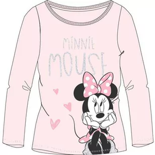 Bluzka dla dziewczynki Myszki Minnie Różowa - Bluzy dla dziewczynek - miniaturka - grafika 1