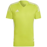 Koszulki męskie - ND05_K13325-L HE3058 Koszulka męska adidas Condivo 22 Jersey limonkowa HE3058 r.L - miniaturka - grafika 1