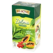 Herbata - Herbapol Big-Active Zielona herbata papaja i jagody goji 34 g (20 torebek) - miniaturka - grafika 1