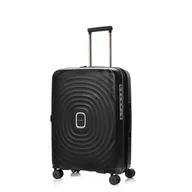Walizki - Średnia Walizka SwissBags Echo 67cm Czarna - miniaturka - grafika 1