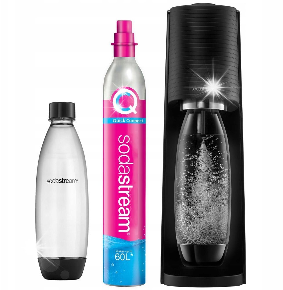 Saturator Sodastream Saturator SodaStream Terra butelka nabój czarny