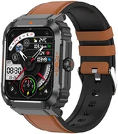 Smartwatch - Hagen HB21.14.534 HB21 Brązowy pasek - miniaturka - grafika 1