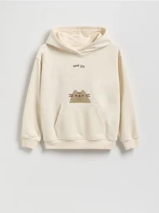 Reserved - Bluza z kapturem Pusheen - beżowy - Bluzy dla dziewczynek - miniaturka - grafika 1