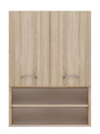 Szafki łazienkowe - Szafka ścienna do łazienki dąb sonoma F3-T62 - miniaturka - grafika 1