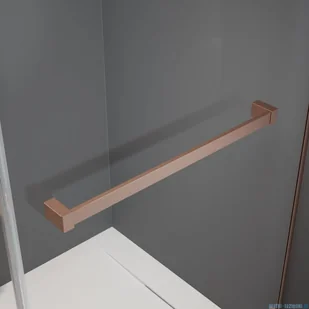 Radaway Modo SL II Brushed Copper kabina Walk-in 95x200 lewa szczotkowana miedź 10319095-93-01L - Kabiny prysznicowe - miniaturka - grafika 5