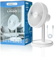 Gadżety USB - Wentylator Stojący USB LiftGo Bezprzewodowy 15h Regulacja 34-75cm Oscylacja - miniaturka - grafika 1