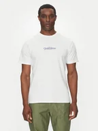 Koszulki męskie - Quiksilver T-Shirt EQYZT08062 Biały Regular Fit - miniaturka - grafika 1