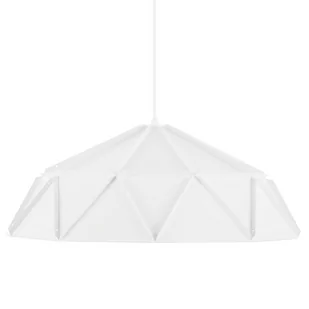 Beliani Lampa wisząca biała SENIA - Lampy sufitowe - miniaturka - grafika 1
