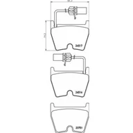 Klocki hamulcowe - Klocki hamulcowe - komplet BREMBO P 85 132 - miniaturka - grafika 1
