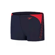 Kąpielówki dla chłopców - Speedo Boy's Hyper Boom Splice I Aquashort, True Navy/Fed Red, 11-12 lat - miniaturka - grafika 1