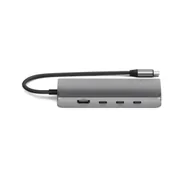 Huby USB - Satechi ST-P8KEM USB-C Multiport Adapter 8K Szary - miniaturka - grafika 1