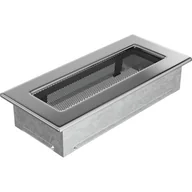 Akcesoria kominkowe - Kratki.pl KRATKA KOMINKOWA PROSTOKĄTNA NIKLOWANA 110X240 MM 24N - miniaturka - grafika 1