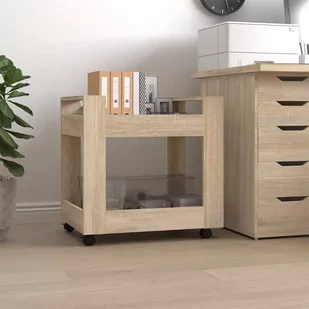vidaXL Półka pod biurko, dąb sonoma, 60x45x60 cm - Meble modułowe i akcesoria - miniaturka - grafika 1