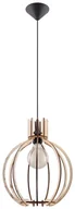 Lampy sufitowe - Sollux Lighting Lampa wisząca ARANCIA naturalne drewno - miniaturka - grafika 1