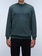 Bluzy męskie - Napapijri Bluza w kolorze zielonym - miniaturka - grafika 1