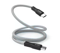 Kable USB - SBS USB-C - USB-C  60W 1m Szary - miniaturka - grafika 1