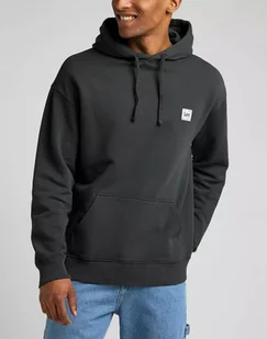 LEE CORE LOOSE HOODIE MĘSKA BLUZA KLASYCZNA LOGO KAPTUR PURPLE STORM L84WTJ70 112322637 - Lee - Bluzy męskie - miniaturka - grafika 1