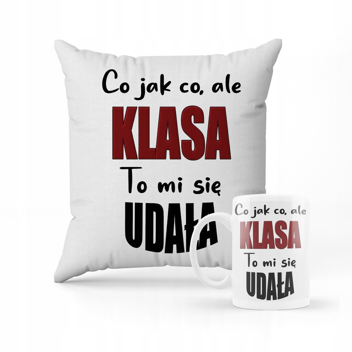 ZESTAW PODUSZKA + KUBEK PREZENT DLA Nauczycielki Dzień Nauczyciela #1