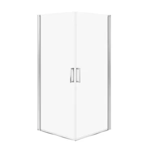 Kabina prysznicowa Cersanit Moduo 90x90x195 kwadratowa chrom transparentne S601-482 - Kabiny prysznicowe - miniaturka - grafika 1