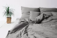 Pościel - Poszewka na kołdrę HOP DESIGN Pure, ciemnoszary, 140x200 cm - miniaturka - grafika 1