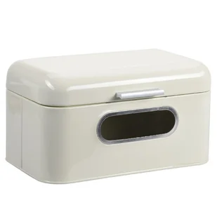 Chlebak metalowy retro z okienkiem 30 x 18 x h16 cm - Chlebaki - miniaturka - grafika 1