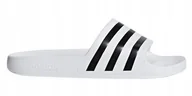 Klapki i japonki damskie - Adidas, Klapki damskie, Aqua F35539, biały, rozmiar 42 - miniaturka - grafika 1