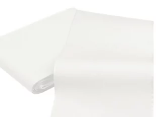 kufer-pasmanteria.pl Wstążka taftowa 108 mm ( 1 mb ) Biała 129B-18314_20220314185107 - Pasmanteria - miniaturka - grafika 1