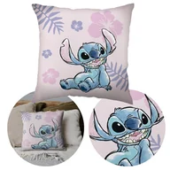 Kołdry i poduszki dla dzieci - Stitch DISNEY różowa poduszka ozdobna, dekoracyjna 40x40 cm OEKO-TEX - miniaturka - grafika 1