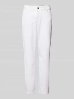 Spodnie damskie - Jeansy o kroju slim fit z 5 kieszeniami model ‘MONI’ - grafika 1