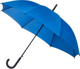 Automatyczna lekka parasolka damska jasno niebieska z czarnym stelażem - Parasole - miniaturka - grafika 1