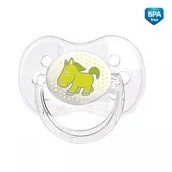 Smoczki uspokajające - Canpol babies Smoczek silikonowy anatomiczny 0-6m Toys zielony - miniaturka - grafika 1