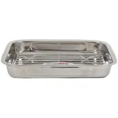 Brytfanny - Brytfanna z rusztem 39x29x5cm - miniaturka - grafika 1