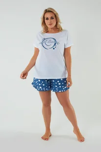 Raba piżama damska krótki rękaw, krótkie spodnie - Italian Fashion - Piżamy damskie - miniaturka - grafika 1