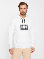 Bluzy męskie - Helly Hansen Bluza Hh Box 53289 Biały Regular Fit - miniaturka - grafika 1
