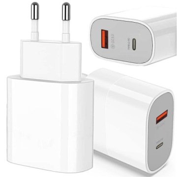 Szybka Ładowarka Sieciowa Phoneo Do Telefonu Led 20W Usb C Pd Quick Charge